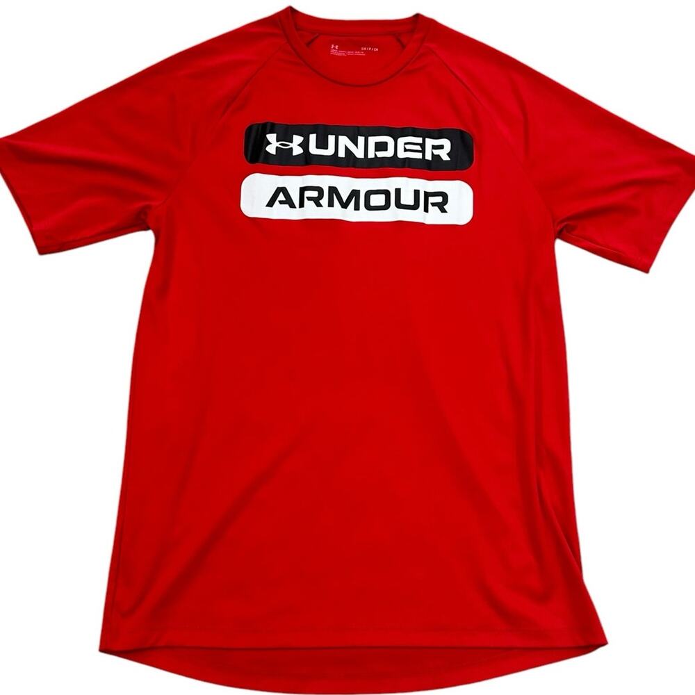UNDER ARMOUR Men's Performance Chest Logo Top Small
